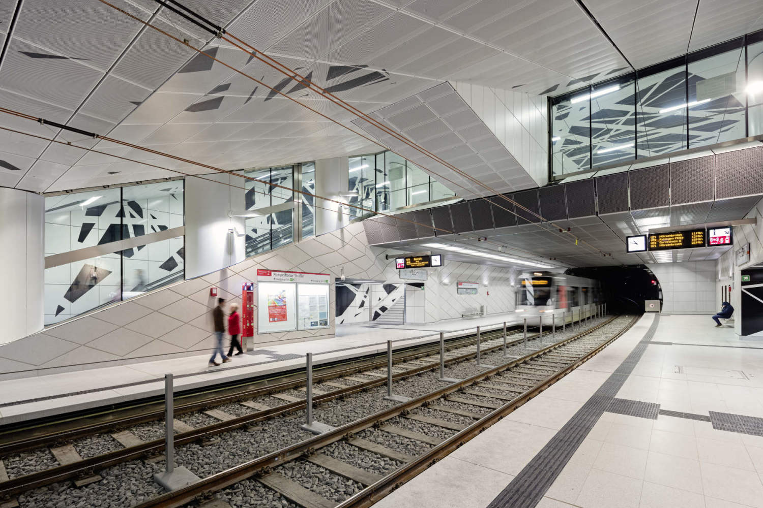 Wehrhahnlinie Duesseldorf, Stations, Pempelforter Strasse, Artistic Conception, Kuenstlerisches Konzept, Bahnhof mit Foyer, Heike Klussmann, netzwerkarchitekten